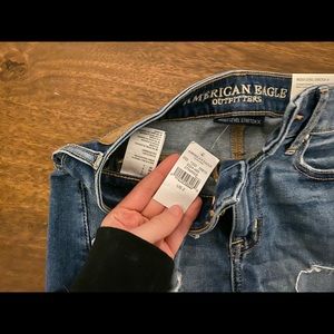 American eagle jean shorts